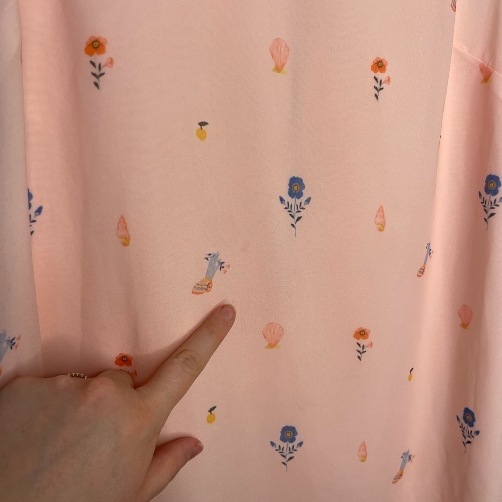 Twik X Estée Preda chiffon novelty floral dress - Picture 7 of 11